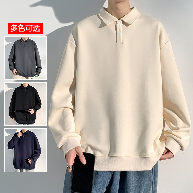 9583790.衣仕梵秋季男士时尚潮流休闲百搭翻领卫衣【衣仕梵男装1】
