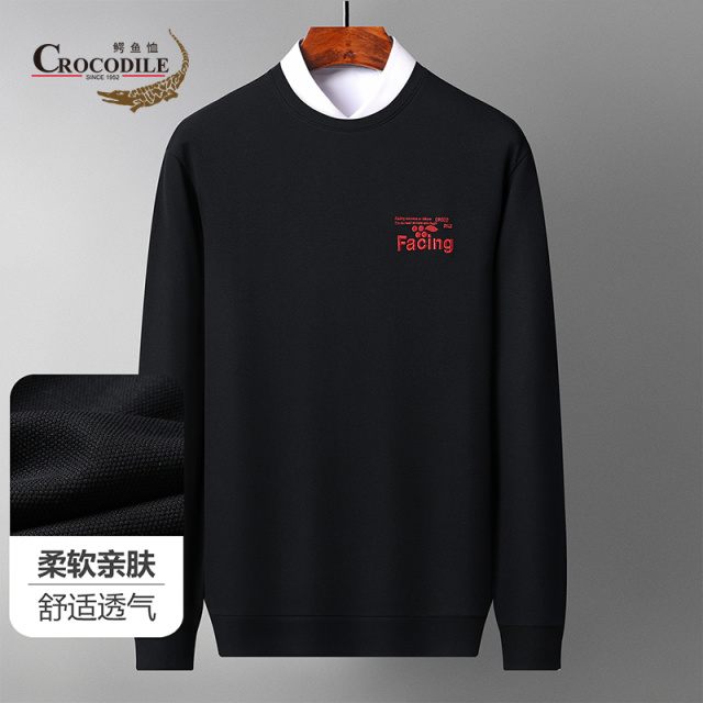 9673983.鳄鱼恤【专柜款】春秋四季经典棉混纺柔软舒适时尚绣花男式卫衣男