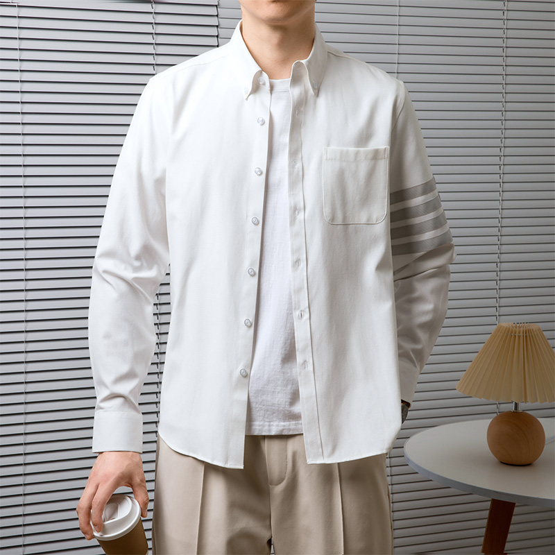 9697413.7-CHAOY春秋男式商务质感休闲牛津布长袖衬衫【7-CHAOY男装1】