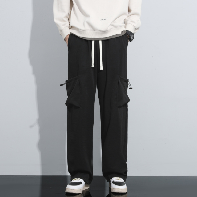 9702392.七玻威春秋男式潮流工装抽绳显瘦百搭休闲裤【七玻威男装1】