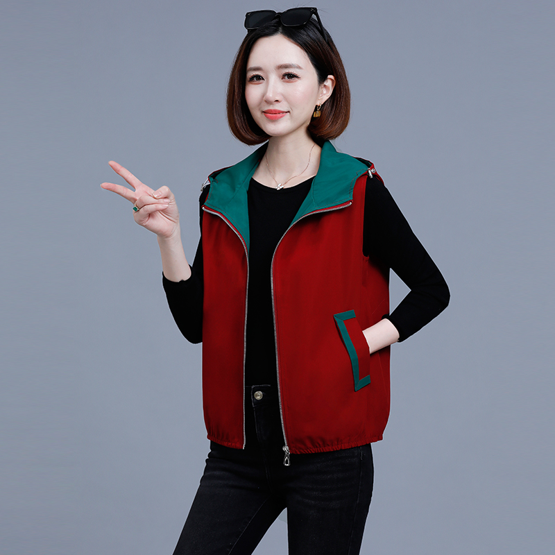 9731337.7-CHAOY春秋女新款时髦减龄百搭休闲马甲【7-CHAOY女装1】