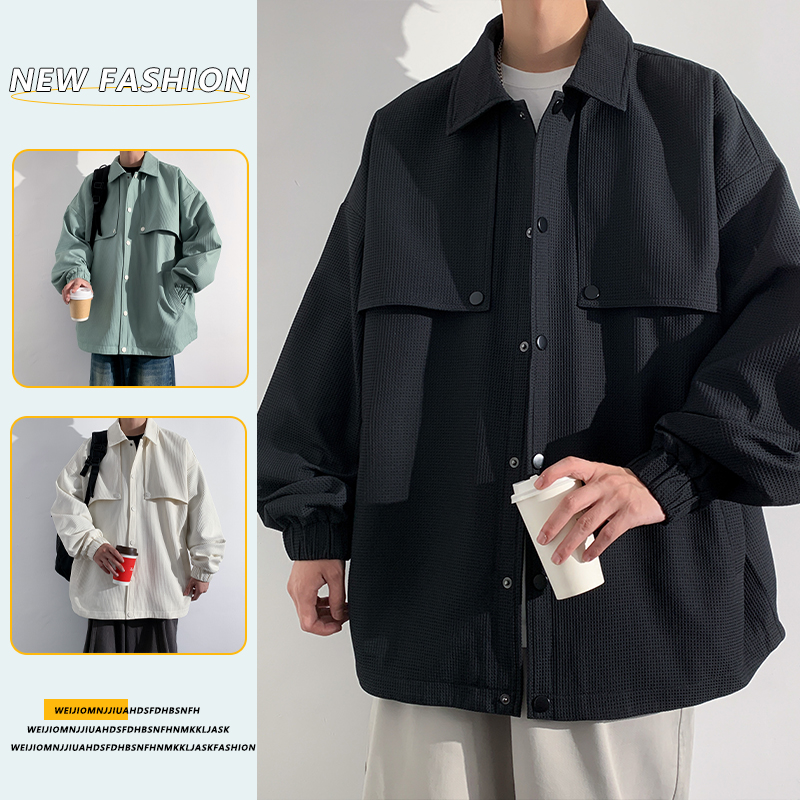 9757576.7-CHAOY春秋男式新款潮流时尚翻领夹克【7-CHAOY男装1】