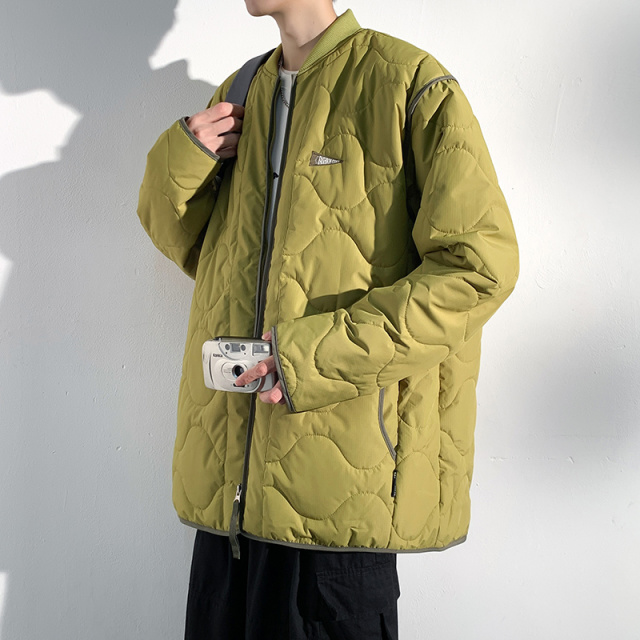 9773193.衣仕梵秋冬男潮流复古棒球服宽松港风棉衣【衣仕梵男装1】