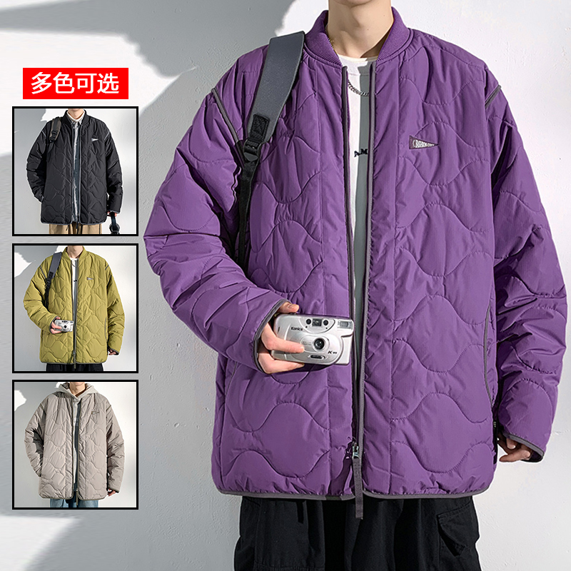 9773193.衣仕梵秋冬男潮流复古棒球服宽松港风棉衣【衣仕梵男装1】