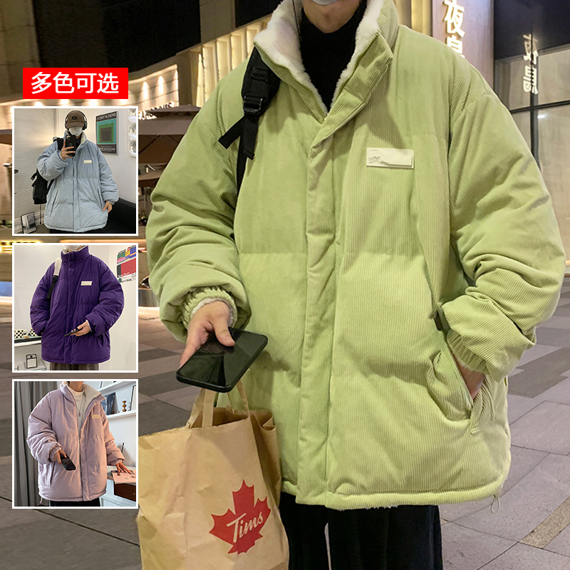 9773208.衣仕梵秋冬男潮流灯芯绒双面穿宽松棉衣【衣仕梵男装1】
