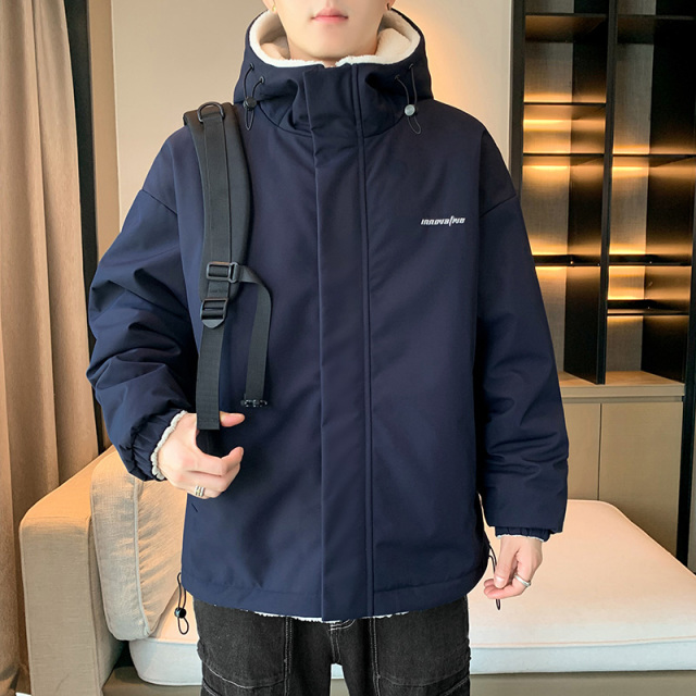 9786083.7-CHAOY秋冬新款男式双面穿时髦宽松百搭保暖棉服【7-CHAOY男装1】