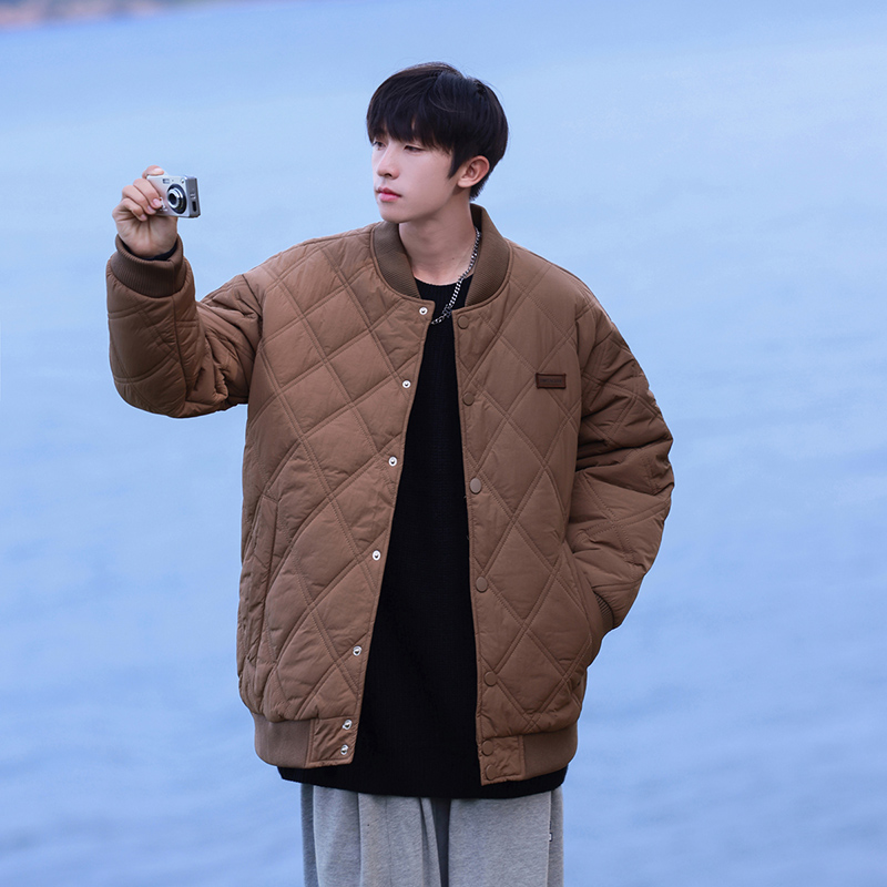 9785007.淘贝鼠秋冬男式港风潮流百搭情侣款棉服【淘贝鼠男装1】