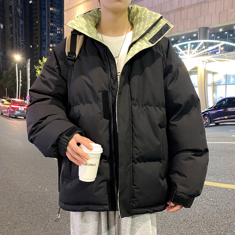 9801896.季婕冬季立领高级感棉衣男宽松休闲百搭保暖棉服【季婕男装1】