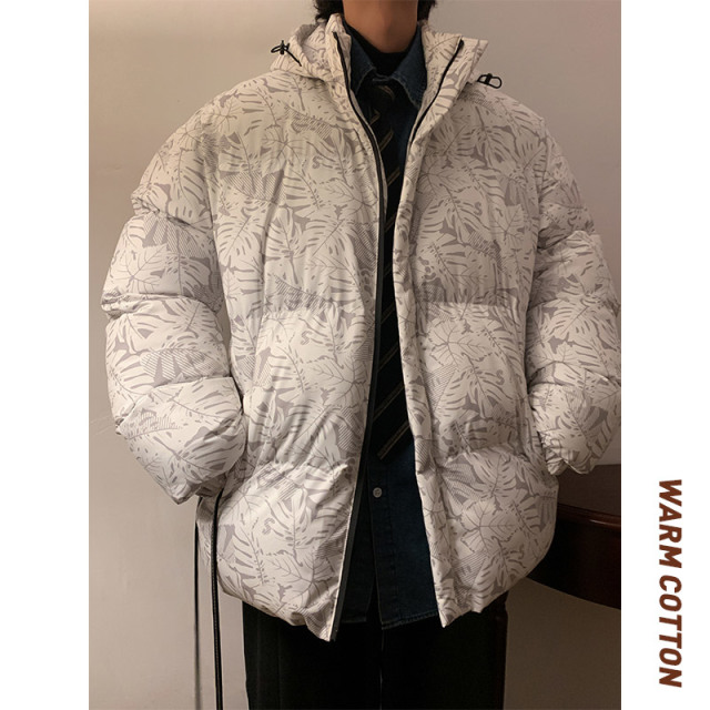 9819384.衣仕梵男士秋冬连帽棉衣大码潮流时尚休闲棉衣【衣仕梵男装1】