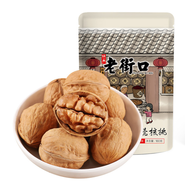 12687699.【69元任选10件】老街口-纸皮核桃180g
