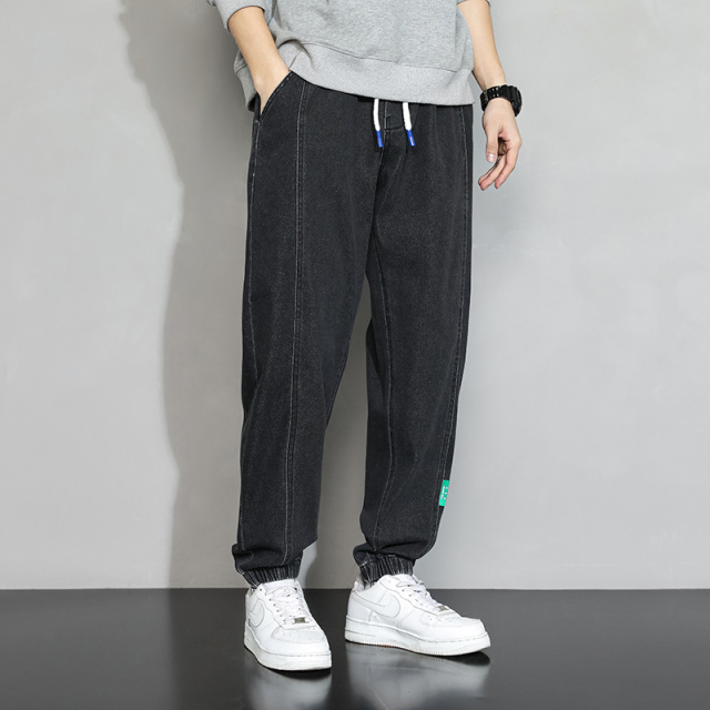 9950743.M-8XL大码休闲牛仔裤百搭时尚