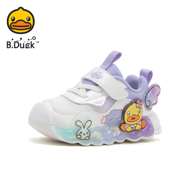12660605.B.Duck小黄鸭童鞋女童春秋时尚百搭休闲运动鞋