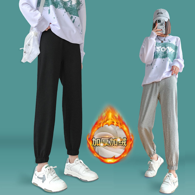 12999557.【两种厚度选择】十月名裳孕妇裤春秋款时尚外穿小个子运动裤束口打底裤孕妇装