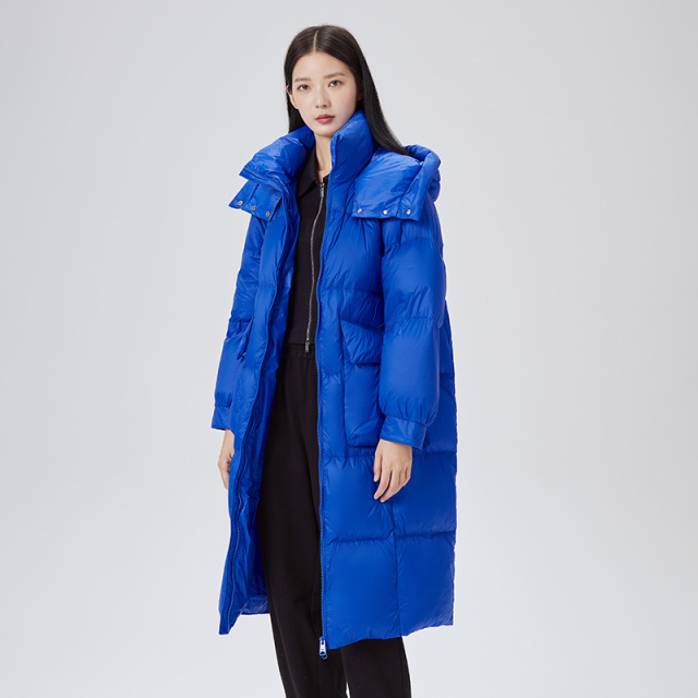 10917427.艾莱依极寒系列羽绒服女中长款户外防风外套女