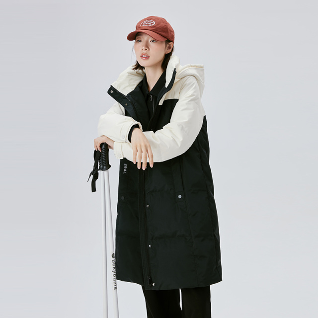 10917422.艾莱依户外运动厚款羽绒服女冬季时尚工装风鸭绒外套女