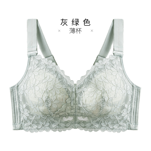 12611114.全罩杯四排四扣无钢圈薄款文胸