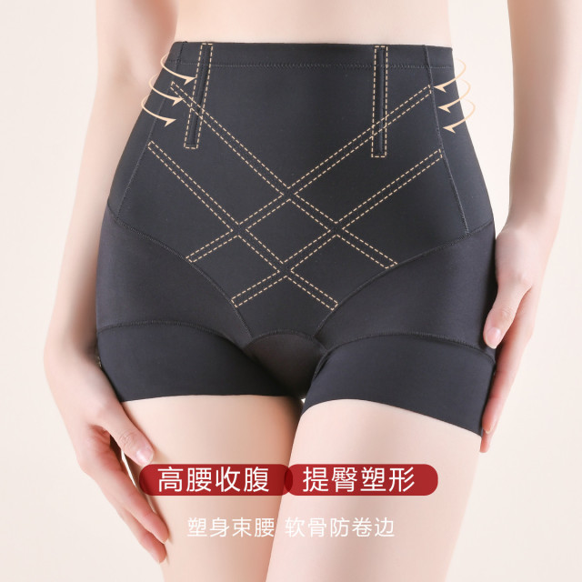 10214403.古今高腰高弹棉质里裆免穿内裤女士美体塑身裤