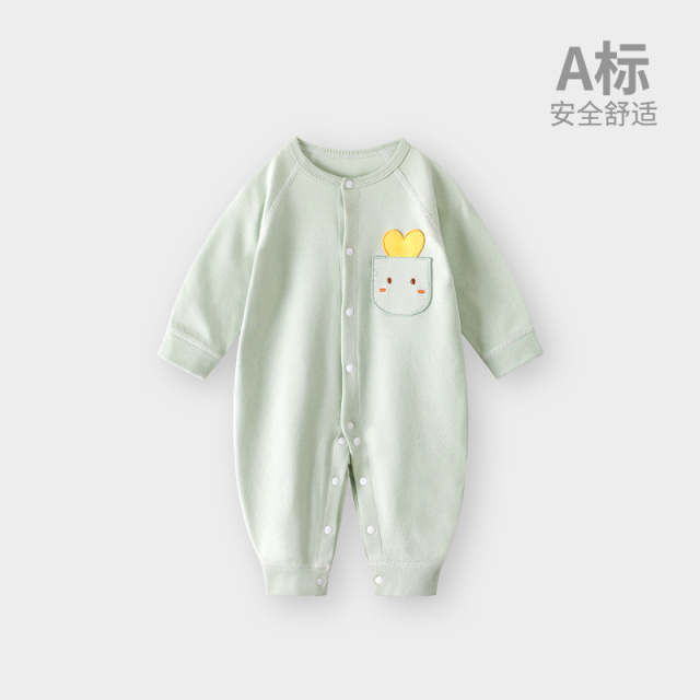 13640561.婴儿连体衣春秋季新生儿衣服纯棉春款睡衣打底衫男女宝宝爬服秋天