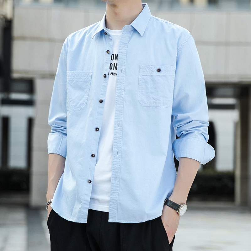 10244240.7-CHAOY春秋新款男士高品质棉时尚长袖衬衫【7-CHAOY男装1】