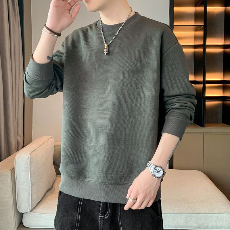 10244278.淘贝鼠春秋新款男士潮流简约百搭圆领卫衣【淘贝鼠男装1】