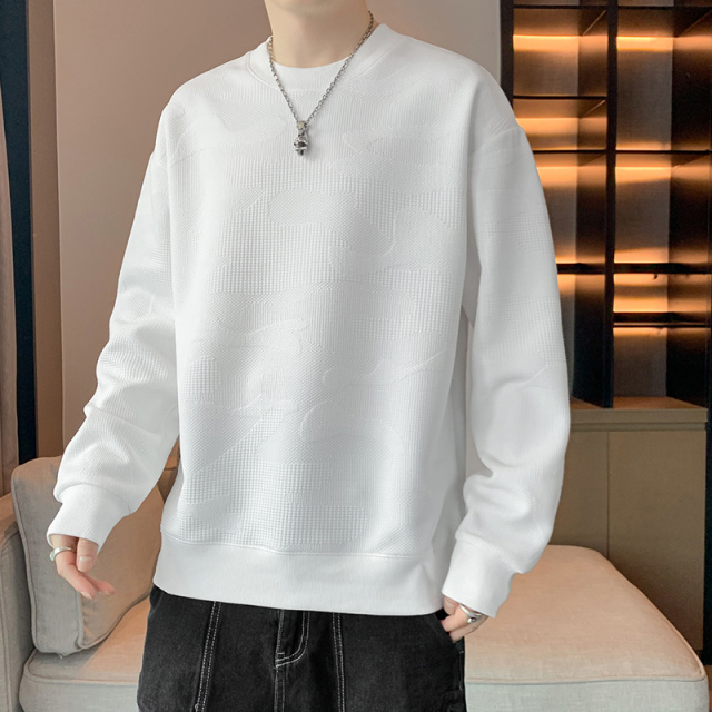 10244278.淘贝鼠春秋新款男士潮流简约百搭圆领卫衣【淘贝鼠男装1】