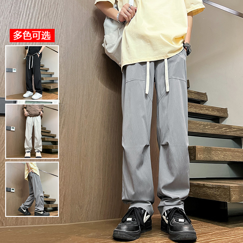 10257856.衣仕梵春夏新款男士潮流直筒显高显瘦休闲裤【衣仕梵男装1】