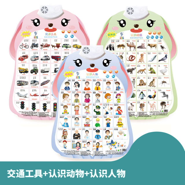 11951190.智恩堡 儿童有声挂图3个装