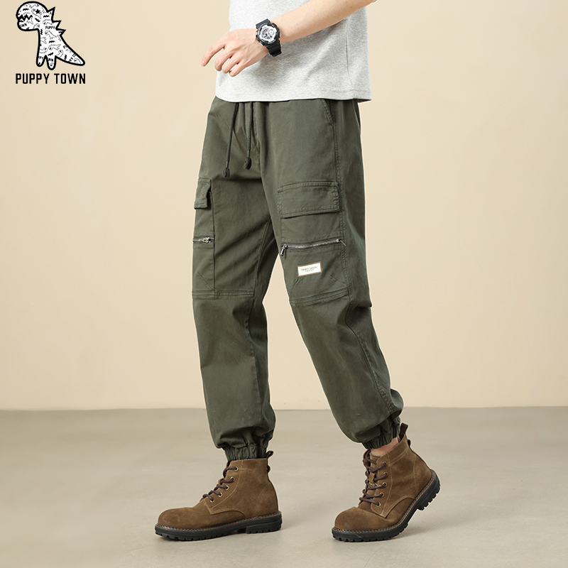 10319305.【M-8XL】大码工装裤休闲加大休闲运动卫裤