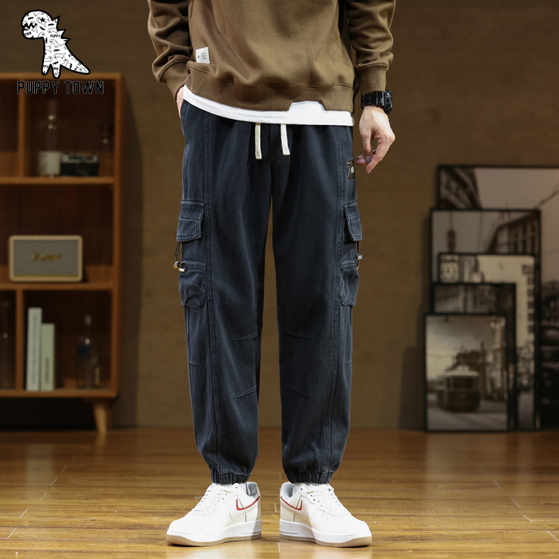 10319233.【M-8XL】大码工装裤休闲加大休闲运动卫裤