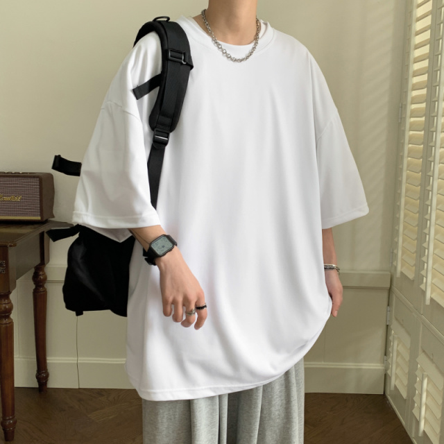 10332704.衣仕梵夏季男士新款潮流基础款百搭宽松亲肤短袖T恤【衣仕梵男装XJ】