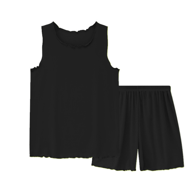 10366439.少宜睡衣套装家居服夏季女士可外穿薄款短裤短袖女生女孩外出新款带胸垫女款大码春秋居家少年初中生亲肤休闲长袖