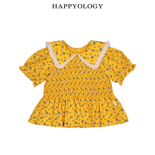 11847762.happyology英国女童衬衫春装新款纯棉可爱碎花小衫儿童衬衣上衣