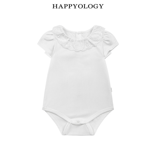 11847760.happyology英国女宝宝可爱花边连体衣连身衣
