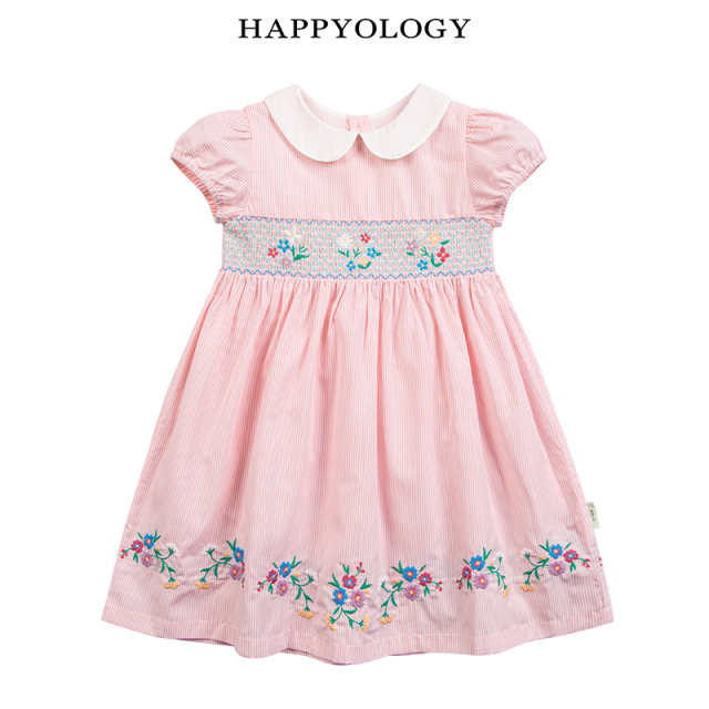 11847660.happyology英国儿童短袖夏季连衣裙女童新品可爱裙子女宝宝连身裙