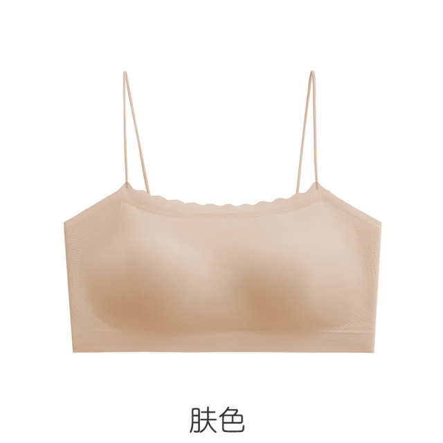 10467890.【显瘦显肩窄】培蒙女士吊带背心一体式文胸夏季薄款带胸垫女士文胸