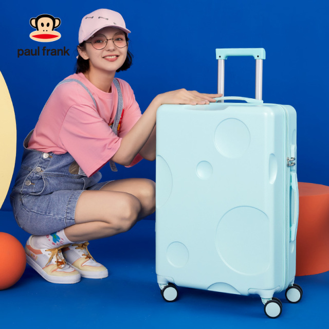 10477638.大嘴猴行李箱女小型20寸网红大学生轻便日系24密码拉杆箱男登机旅行箱子
