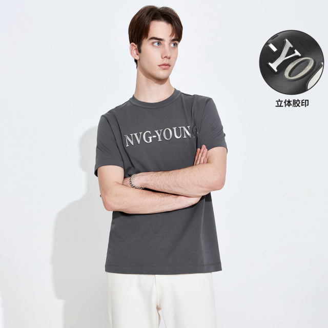 10575076.意大利小帆船 春夏舒适亲肤纯棉时尚宽松男女短袖t恤