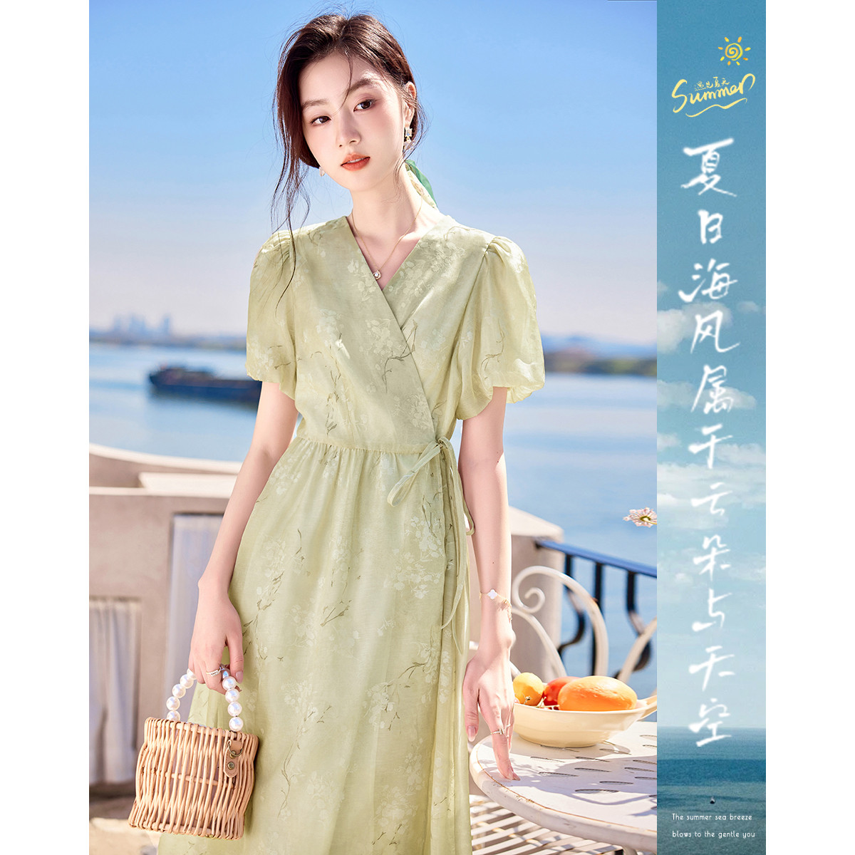 10661611.【夏日穿搭】设计感小众时尚显瘦小个子连衣裙
