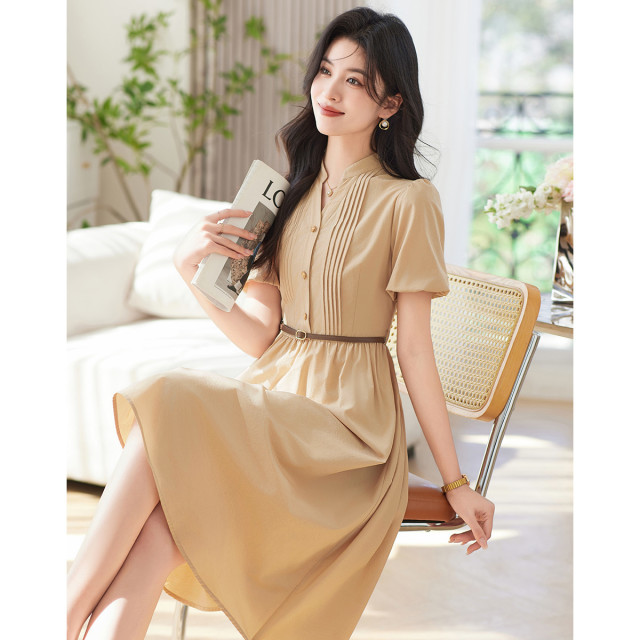 10600447.【夏日穿搭】设计感小众时尚气质显瘦小个子连衣裙