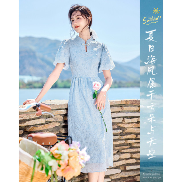 10602048.【夏日穿搭】设计感小众时尚显瘦小个子连衣裙
