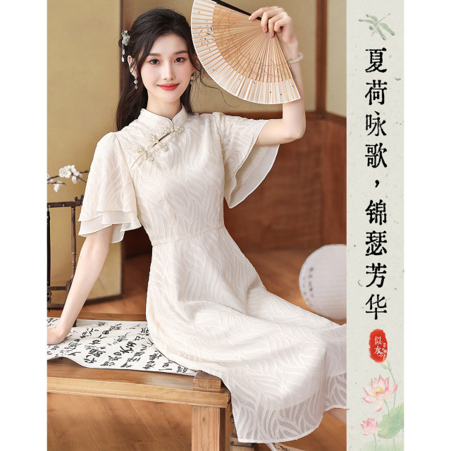 10635522.【夏日国风穿搭】设计感小众时尚显瘦小个子连衣裙