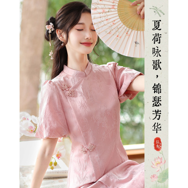 10635326.【夏日国风穿搭】设计感小众时尚气质显瘦小个子连衣裙