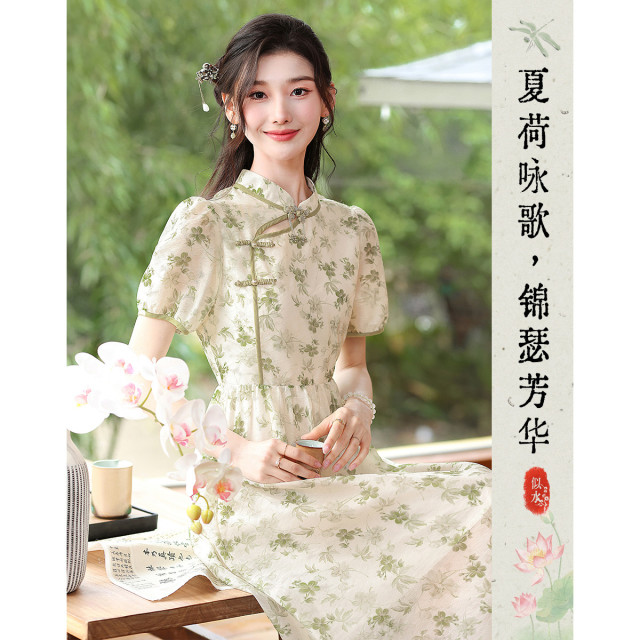 10635339.【夏日国风穿搭】设计感小众时尚气质显瘦小个子连衣裙