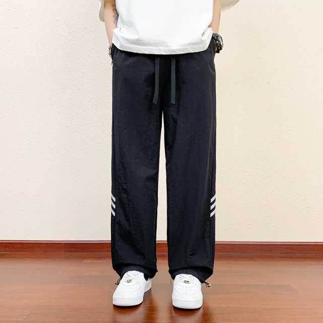 10741859.衣仕梵男式夏季新款冰感速干运动潮流抽绳裤脚百搭休闲裤【衣仕梵男装XJ】