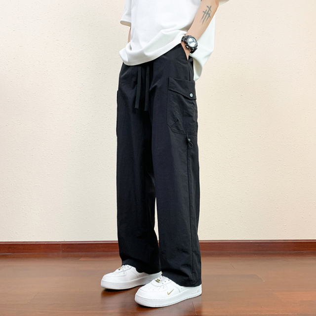 10767205.季婕男式夏季新款冰感速干工装潮流百搭休闲裤【季婕男装XJ】