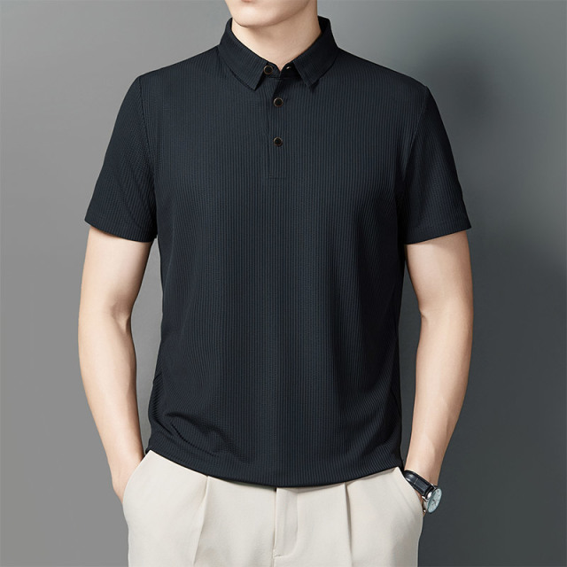 10797677.淘贝鼠夏季新款冰感男简约商务百搭休闲Polo衫【淘贝鼠男装XJ】