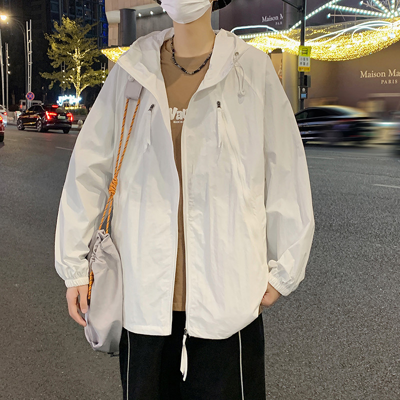 10809216.7-CY男款夏季新款纯色简约百搭薄款透气情侣款防晒衣【7-CY男装XJ】