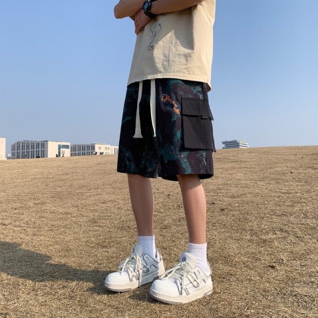 10873269.7-CY男款新款夏季透气美式潮流工装宽松休闲五分裤【7-CY男装XJ】