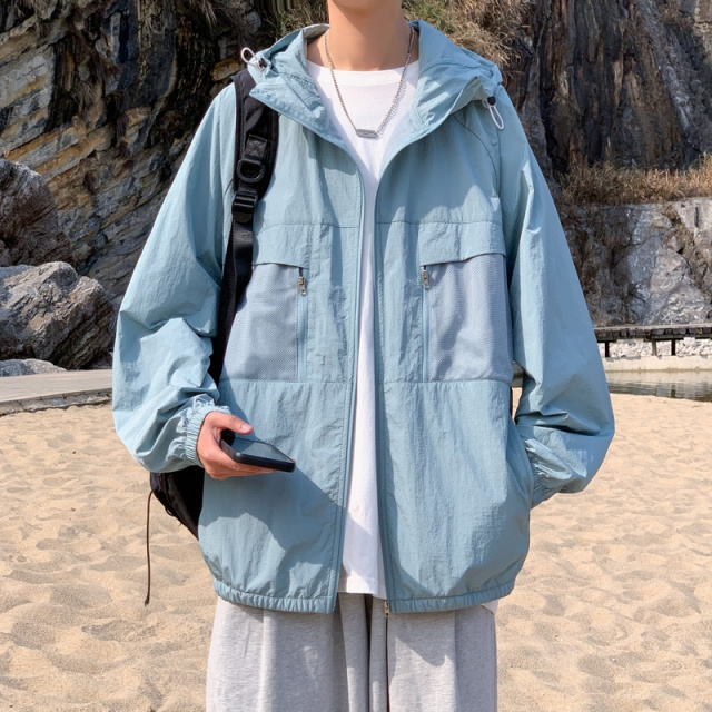 10873279.7-CY轻薄透气防晒衣男式春夏新款潮流宽松情侣款外套【7-CY男装XJ】