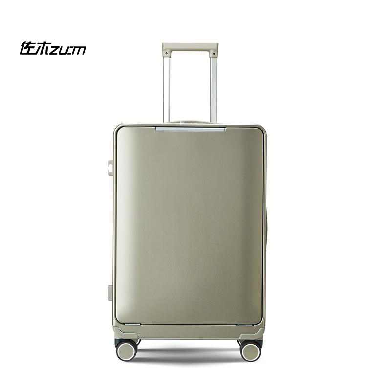 10913520.佐木新款时尚前开盖铝框密码锁旅行箱拉杆箱